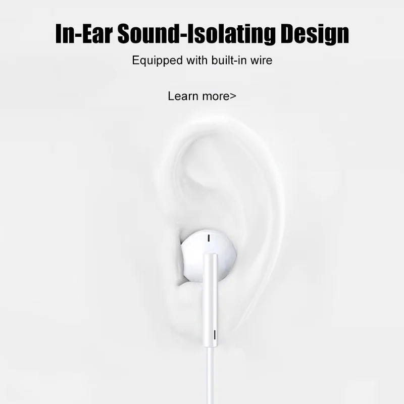 Original Type C In-Ear Earphon - Wired Earphone Lightning 评论和价格